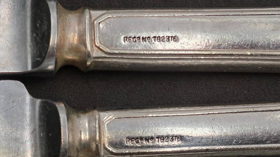 14 Vintage Gladwin Ltd. Embassy A1 Silverplate Cutlery Pieces  Rd.no.782376 Made in England