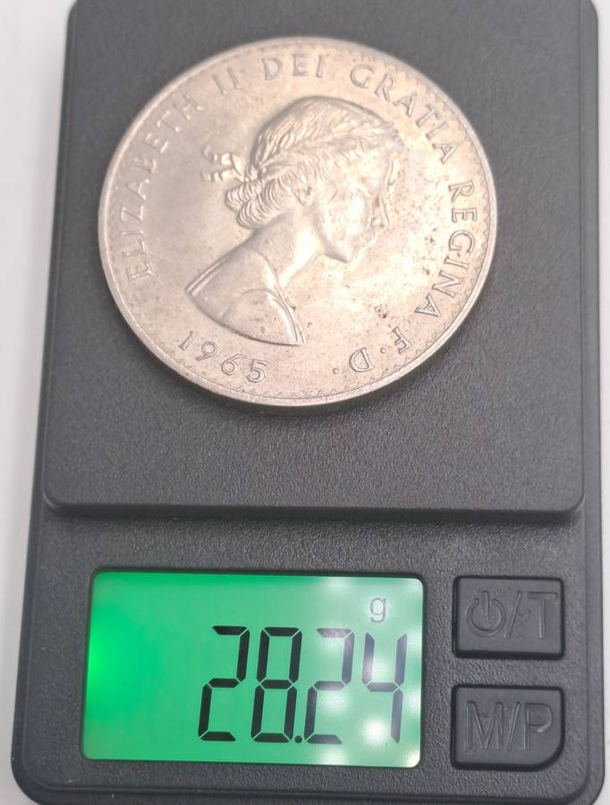 1965 United Kingdom 1 Crown - Elizabeth II Churchill