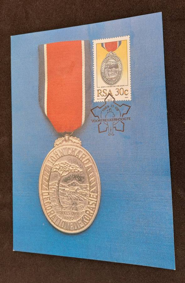 1984 RSA Military Medals and Decorations 2 FD Covers S12 and 4.10 + 4 Maxi Cards+ Stamp set