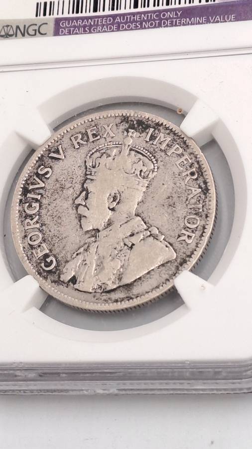 1926  South Africa SILVER 2½ Shillings NGC Graded