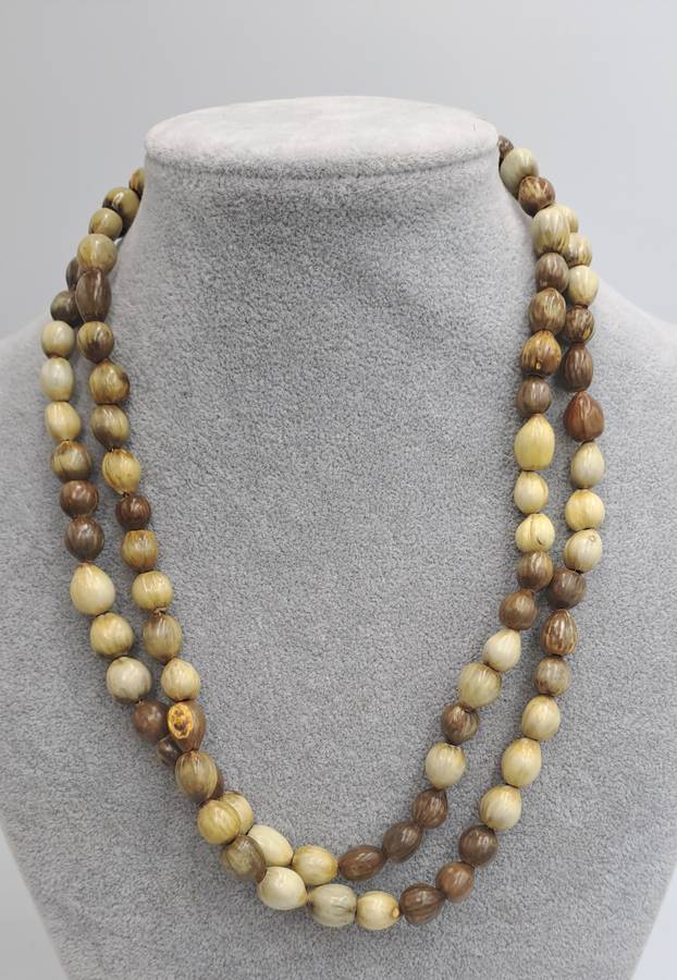 Vintage seed Bead Necklace 102cm