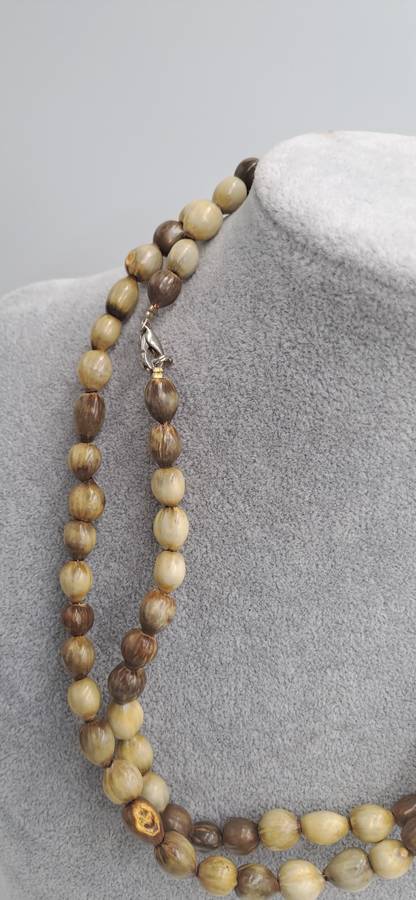 Vintage seed Bead Necklace 102cm