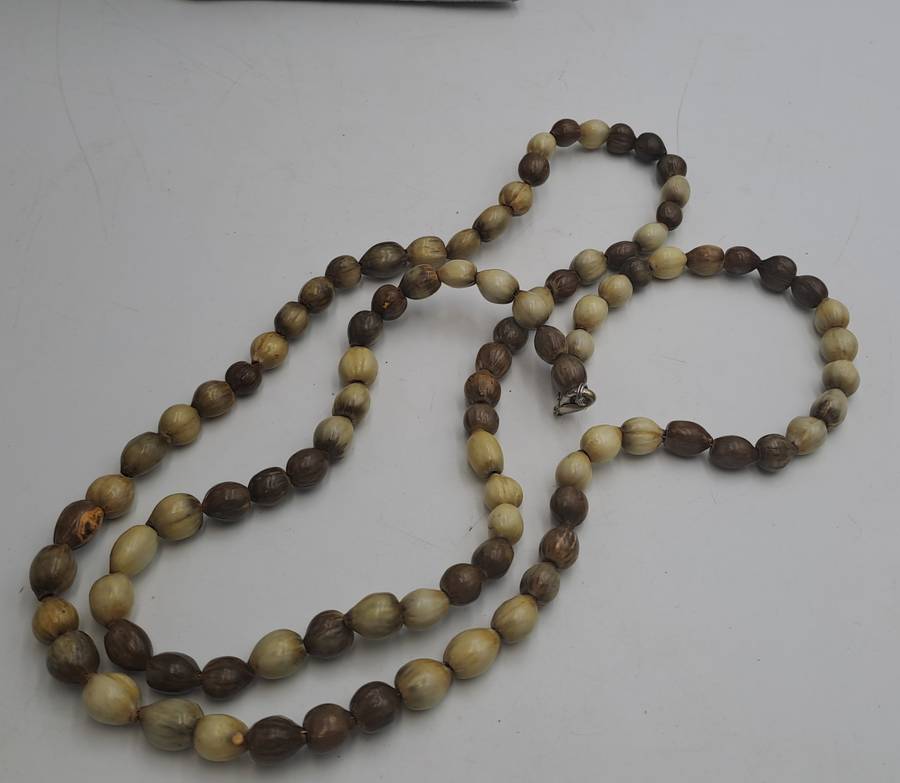 Vintage seed Bead Necklace 102cm