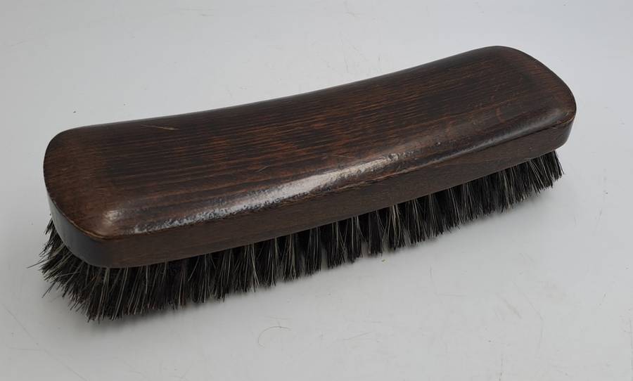 Vintage Wooden Genuine Bristle Clothing Brush -Good Condition