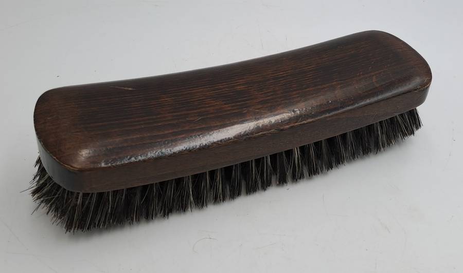 Vintage Wooden Genuine Bristle Clothing Brush -Good Condition