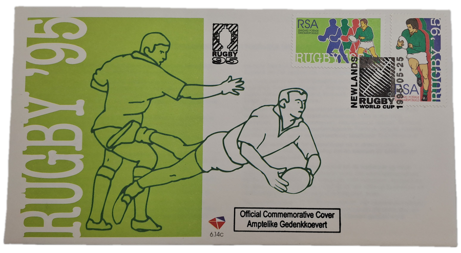 Rugby 1995 World Cup -FDC (First Day Cover) 6.14C 1995-05-25
