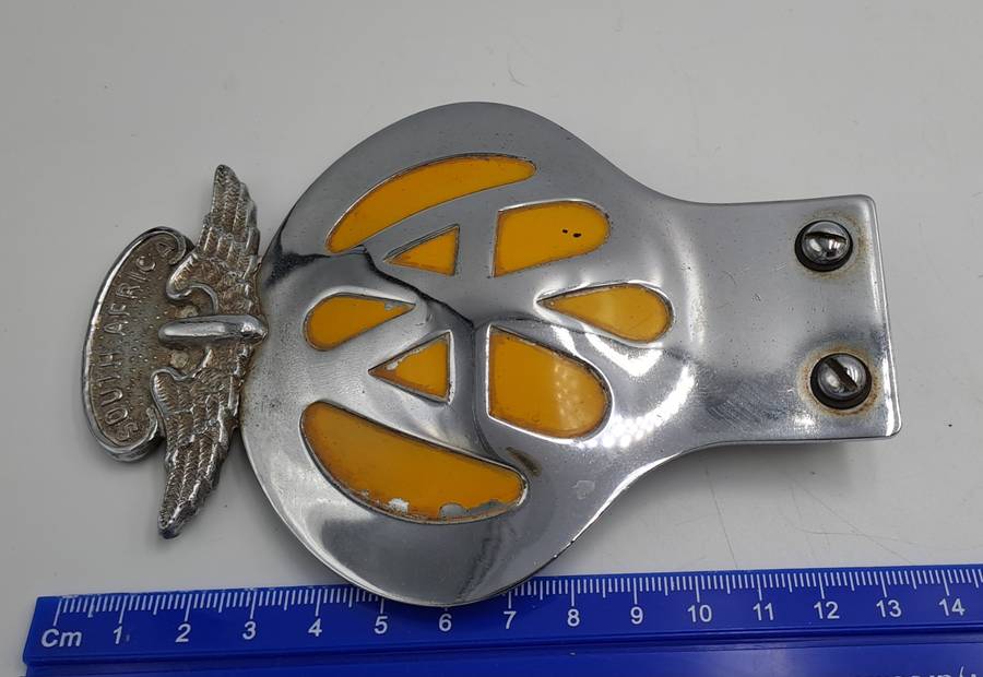 Vintage South Africa AA (Automobile association) Badge -