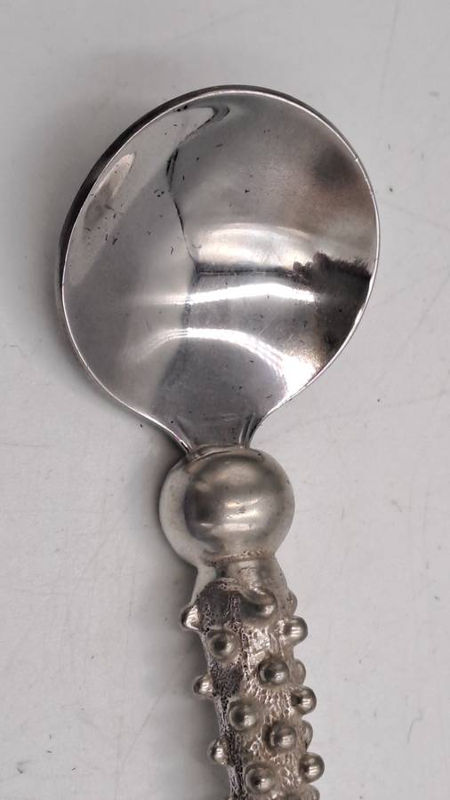 Pre-owned Diana Carmichael Designer Spoon -from Her Studded Collection -Pewter