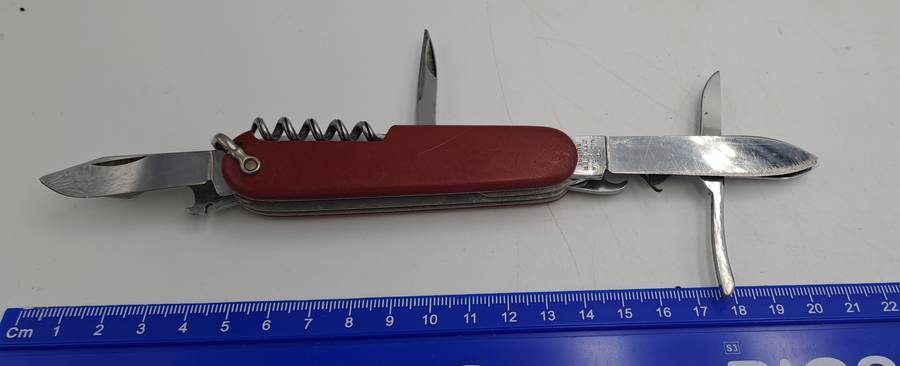 Pre-Owned Vintage Victorinox OFFICIER Army Knife Switzerland-Multitool