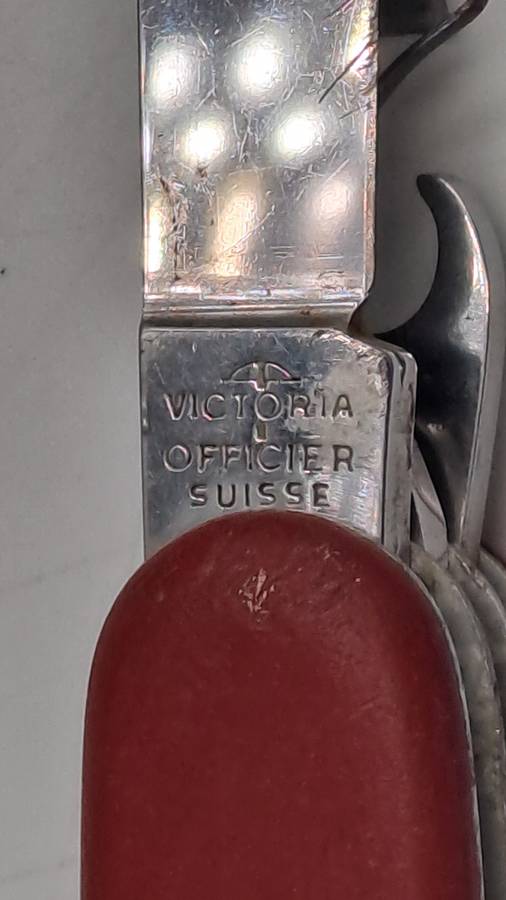 Pre-Owned Vintage Victorinox OFFICIER Army Knife Switzerland-Multitool