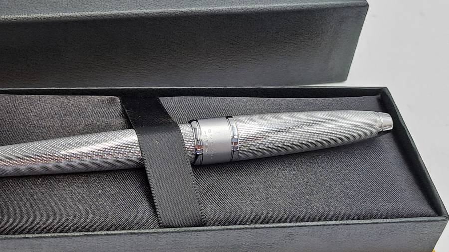 Cross Apogee Chrome with Silver Trim Ball point in Original Box