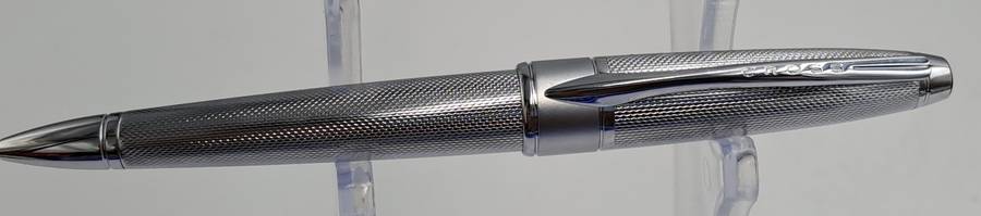 Cross Apogee Chrome with Silver Trim Ball point in Original Box
