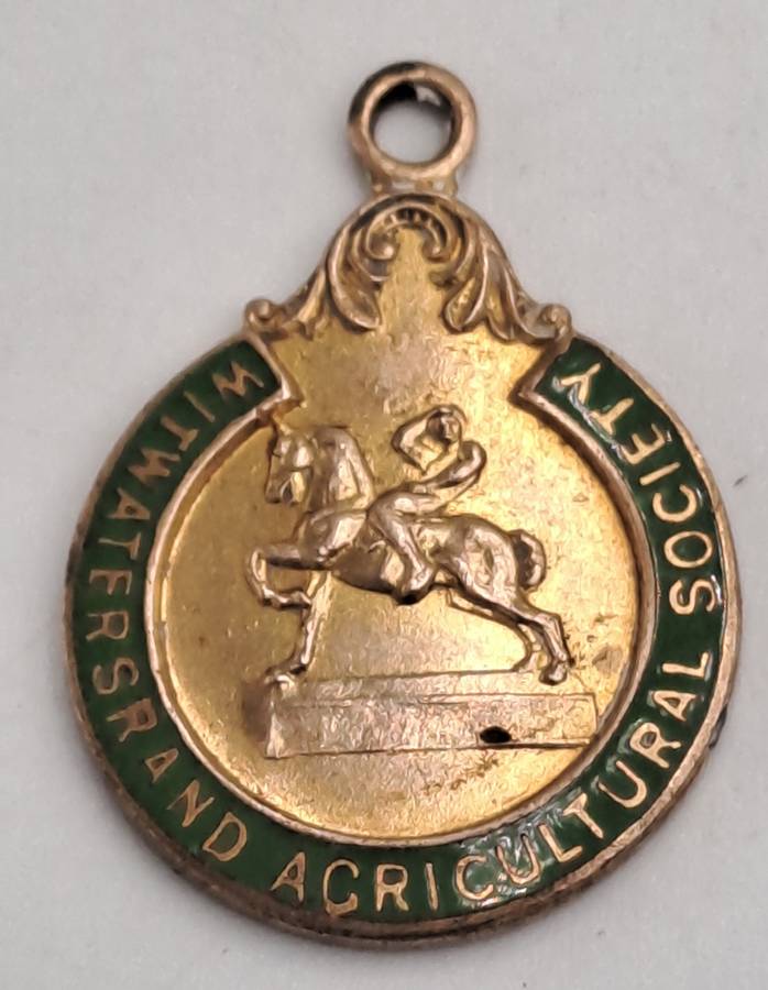 1930's Witwatersrand Agricultural Society Medal-No 52-Brass and Enamel-Spencer & Co London England