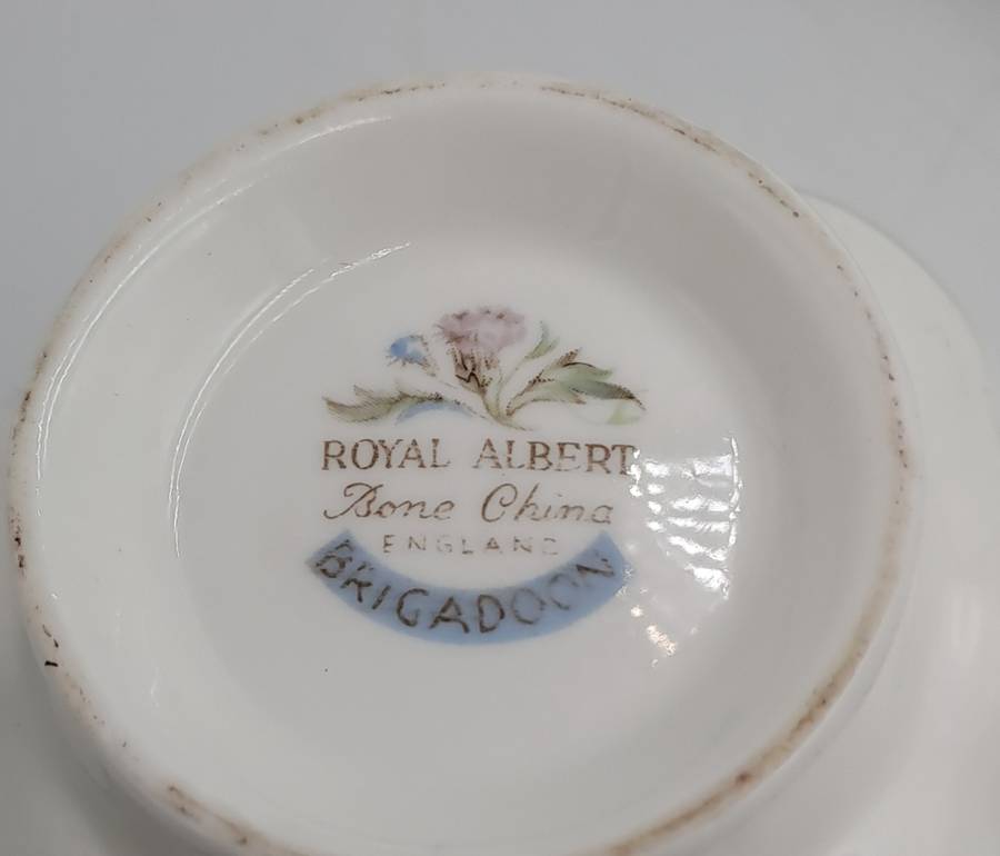 Vintage Royal Albert Brigadoon Tea Trio - English Bone China ( 3 Available)