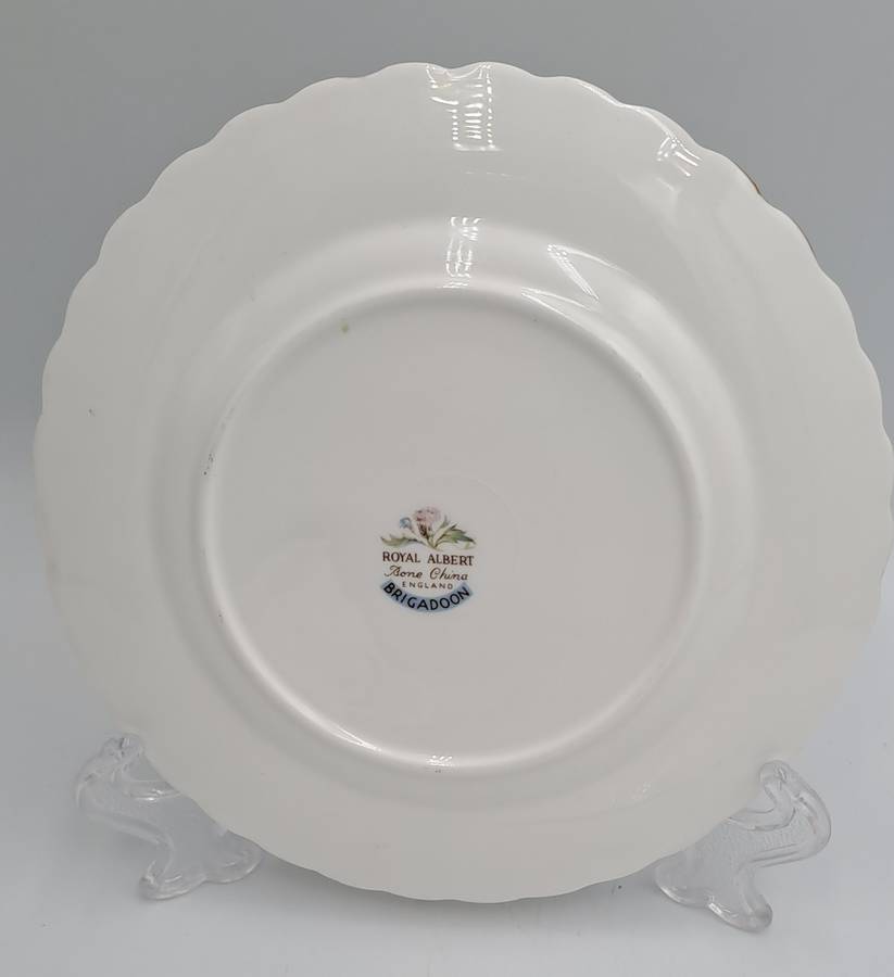 Vintage Royal Albert Brigadoon Tea Trio - English Bone China ( 3 Available)