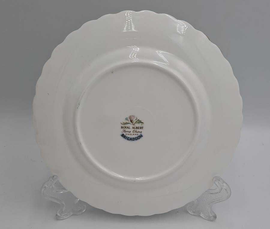 Vintage Royal Albert Brigadoon Tea Trio - English Bone China ( 3 Available)