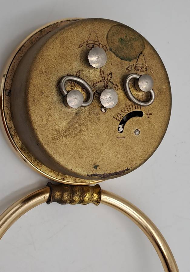 Vintage SLAVA Mechanical Alarm Clock 11 Jewels Made In the USSR Soviet Russian-NOT working