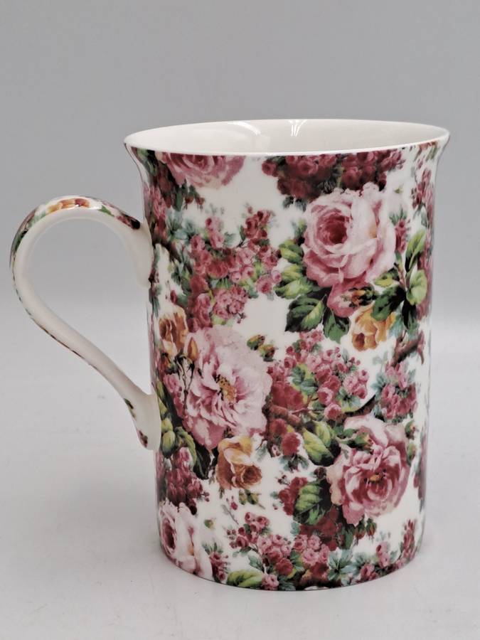 2002 Maxwell & Williams "English Rose" Bone China Mug - Designer Homewares