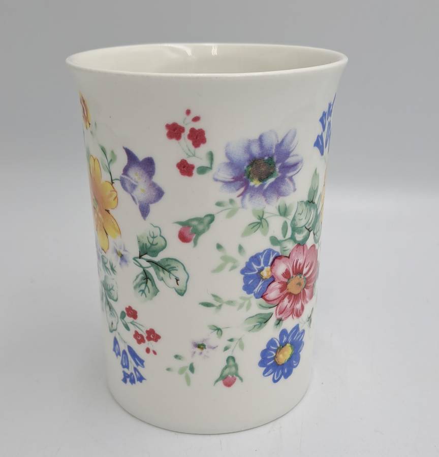 Floral Bone China Mug -