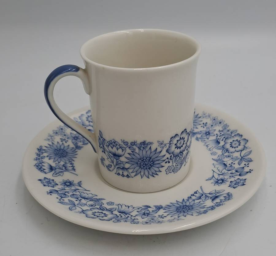 Vintage 16pc Royal Doulton CRANBOURNE T.C.1032 English Translucent China Cups and saucers