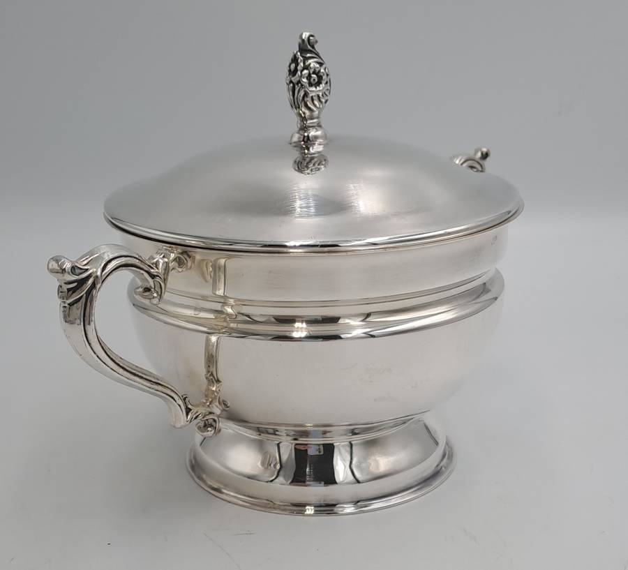 Emss Silver Plated Sugar Bowl with Lid 10,5cm x 18cm x 11,8cm