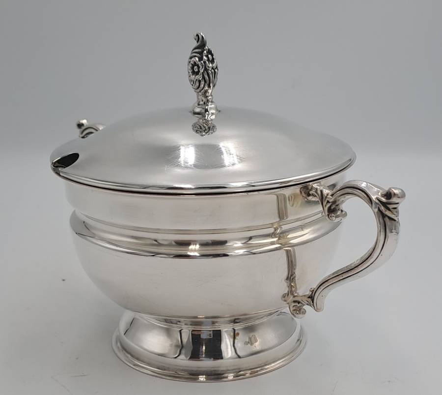 Emss Silver Plated Sugar Bowl with Lid 10,5cm x 18cm x 11,8cm