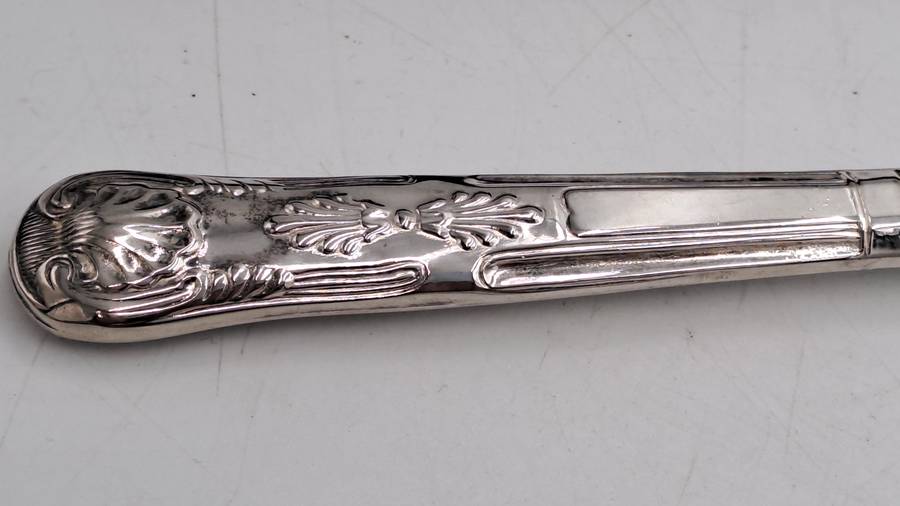 Vintage Elweco Silver plated Pie Server -Boxed -Kings Pattern