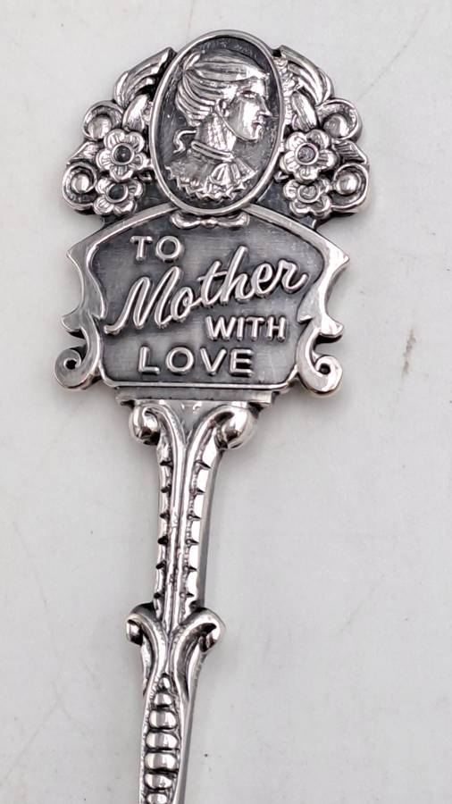 Silver Plated  "To Mother with Love " Spoon