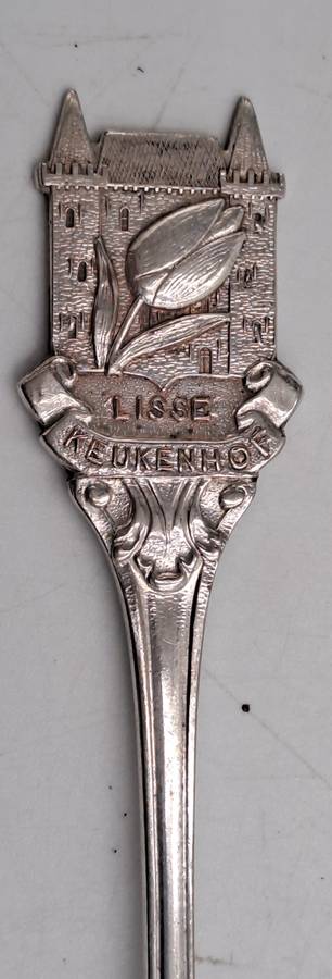 Vintage Lisse Keukenhof Souvenir spoon- Silver Plate - Made in Holland