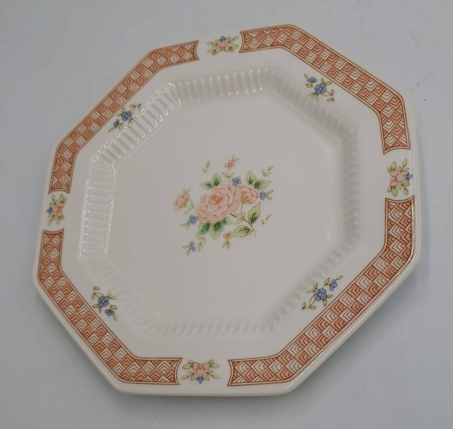 Vintage 1982-1992 Cameo Rose Side Plates By Nikko Classic Collection (12 Available)-Made in Japan