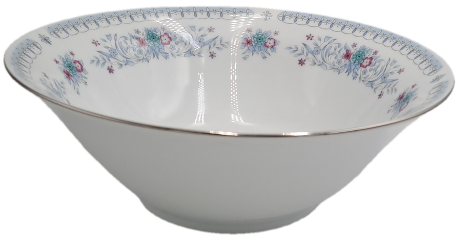 Crown Ming HARMONY Floral Fine China Salad Bowl  By Jian Shiang Made in China