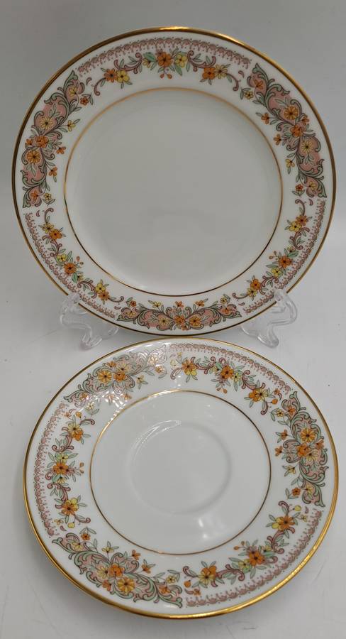 Vintage 1975-1982 Contemporary Noritake Tea Trio CLARA 2687 Fine China-Sri-Lanka (6 available)