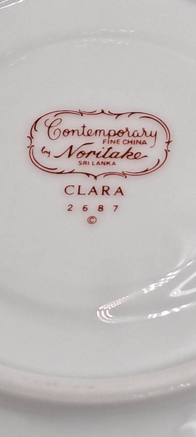 Vintage 1975-1982 Contemporary Noritake Tea Trio CLARA 2687 Fine China-Sri-Lanka (6 available)