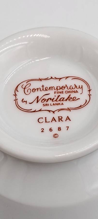 Vintage 1975-1982 Contemporary Noritake Tea Trio CLARA 2687 Fine China-Sri-Lanka (6 available)