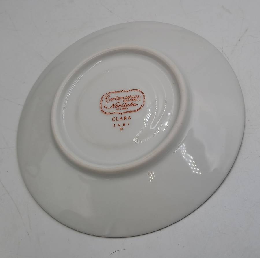 12pc Vintage 1975-1982 Contemporary Noritake 6 Demitasse CLARA 2687  cup and Saucer sets-Sri-Lanka