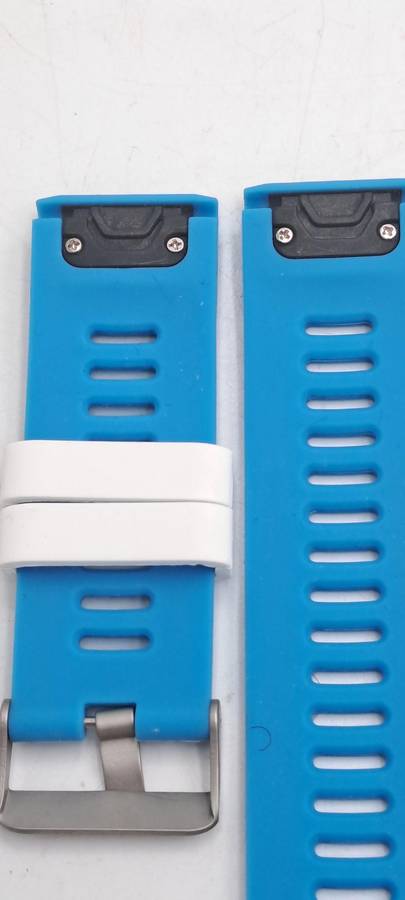 New 26mm Blue Silicone Quick fit Band for Garmin Fenix-Tactix-enduro-(see compatibility )