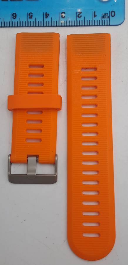 New 26mm Orange Silicone Quick fit Band for Garmin Fenix-Tactix-enduro-(see compatibility )