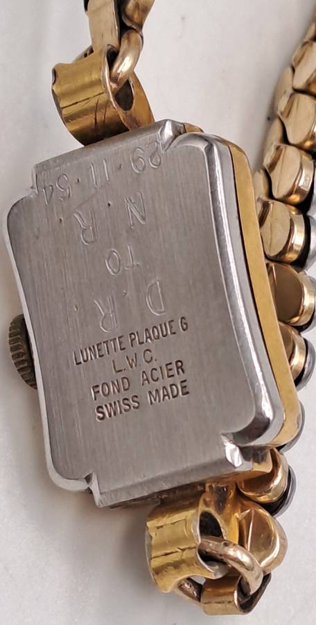 Vintage Gold plated Swiss Made Ladies Lanco Manual wind watch Working -13 Jewels