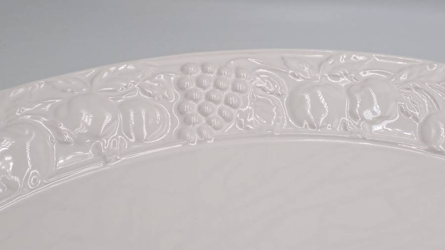 A Large Porcelain Woolworths Oval Serving Platter Imported from Portugal