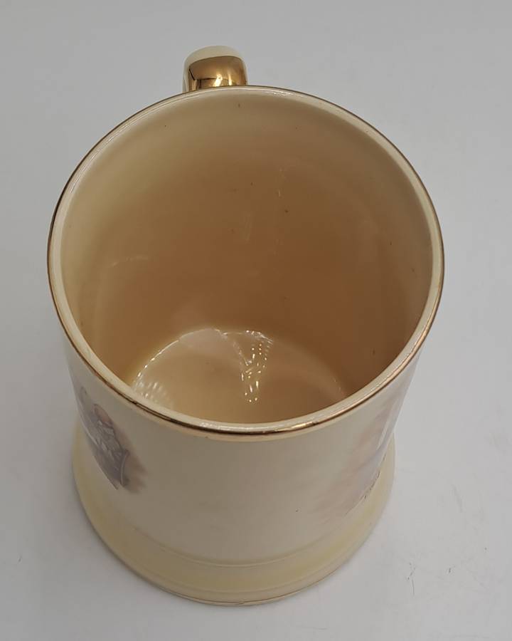 Vintage Arthur Wood Porcelain Tankard No 3752 Mary and the Fat Boy.