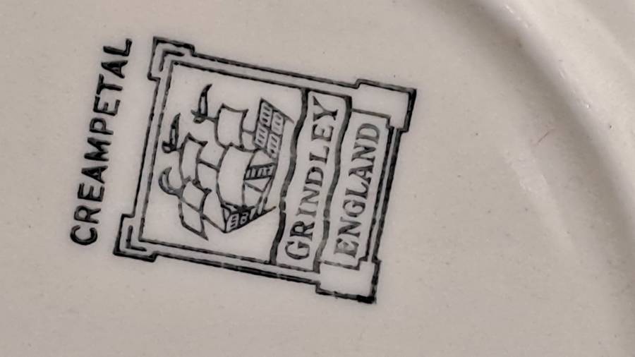 Vintage GRINDLEY Creampetal Cake Plate (2 Available)