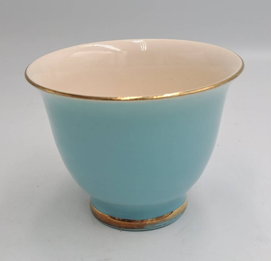 Vintage Flora Gouda Blue Tea Cup -Holland -