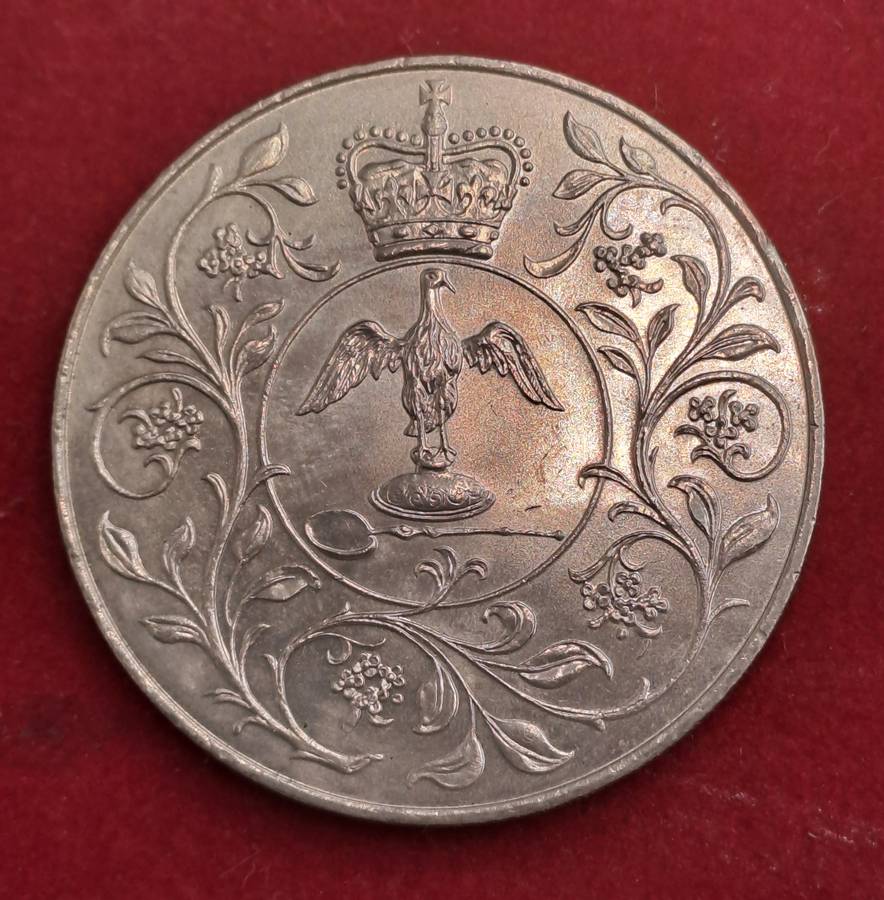 1977 United Kingdom - 25 New Pence - Elizabeth II Silver Jubilee