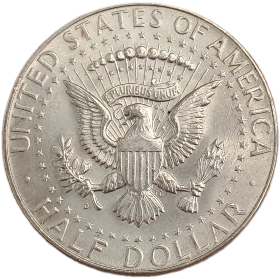 1964 United States .900 SILVER ½ Dollar "Kennedy Half Dollar"