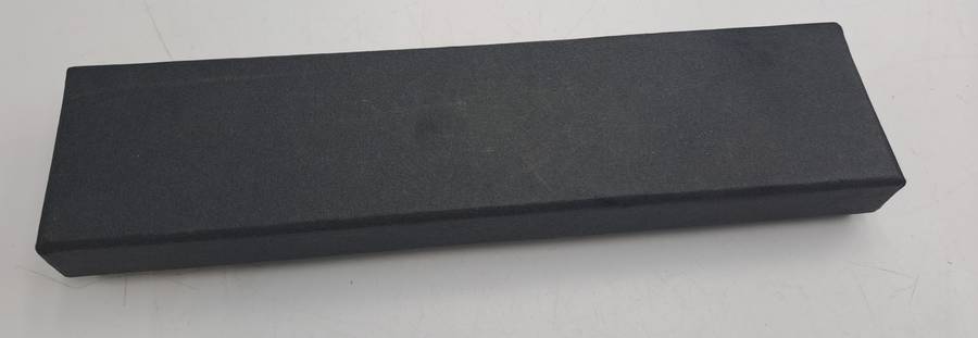 Black Brass Rollerball Pen With Chrome and Carbon Fibre Barrel  Parker Refill -Boxed