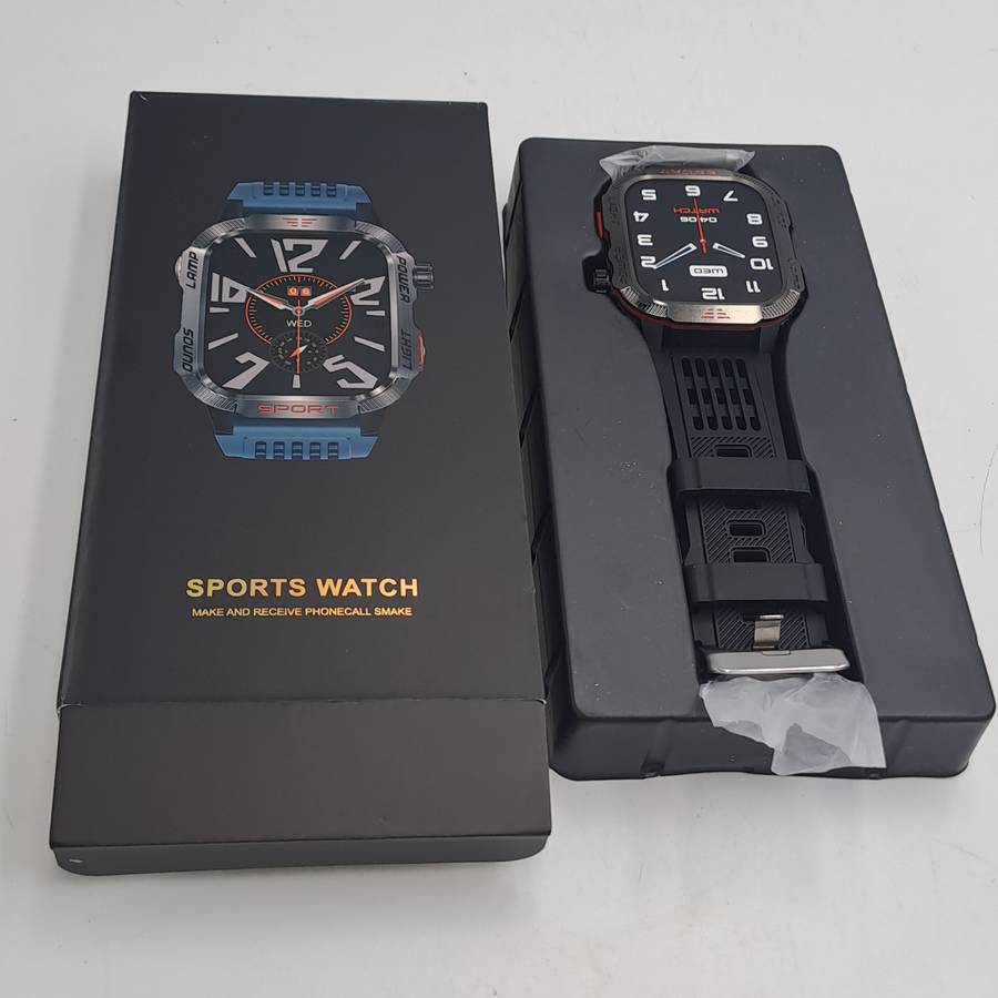 Unused Sport Smartwatch -Phone Function- Stress measurement-sport mode-weather and many more
