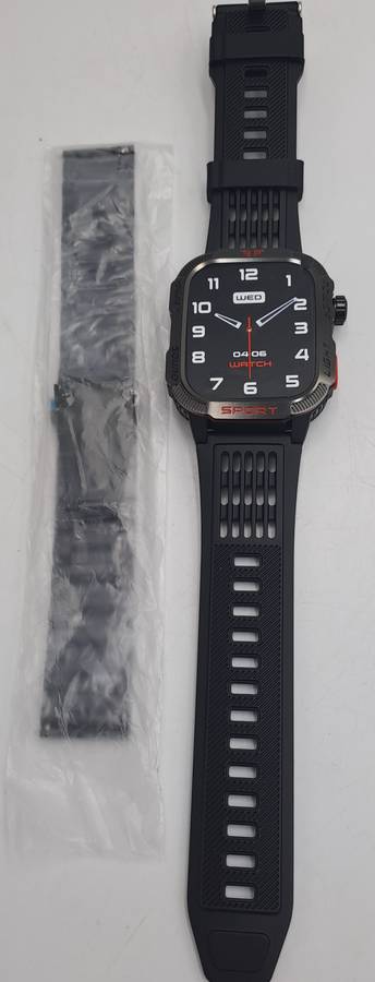 Unused Sport Smartwatch -Phone Function- Stress measurement-sport mode-weather and many more