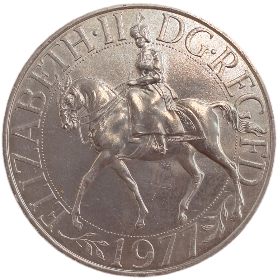 1977 United Kingdom - 25 New Pence - Elizabeth II Silver Jubilee