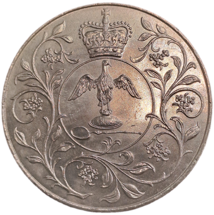 1977 United Kingdom - 25 New Pence - Elizabeth II Silver Jubilee