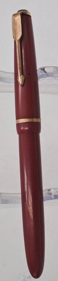 Vintage Ladies Parker 14kt Gold Nib Fountain Pen with squuese Converter -INK tested- 12,5cm